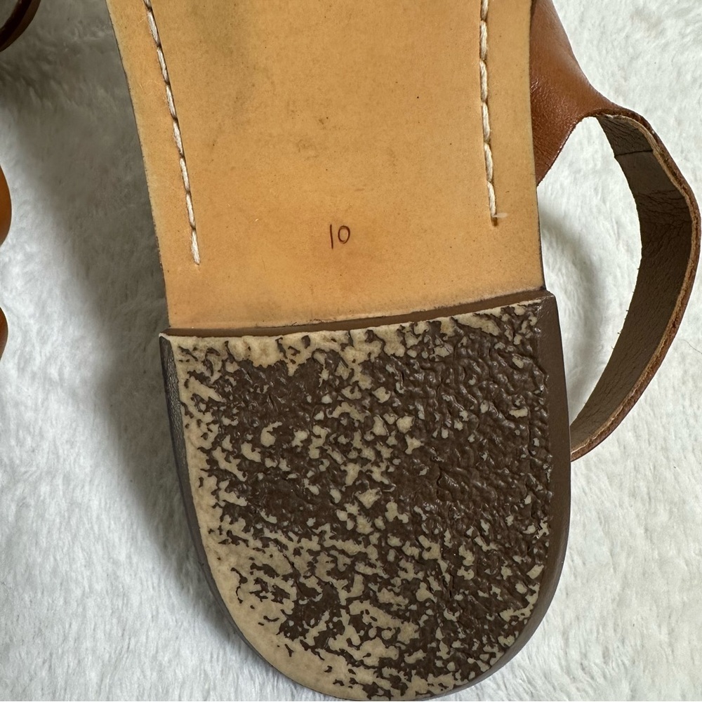 Sam Edelman Summer Gladis Brown Strappy Sandals Size 10 - Picture 8 of 11